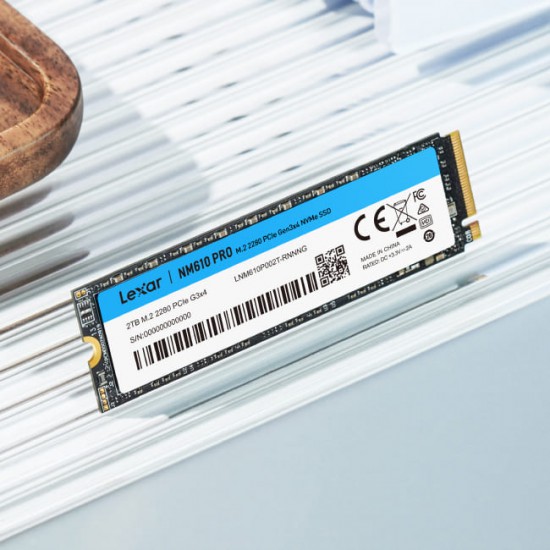 เอสเอสดี SSD M.2 Lexar NM610 Pro 1Tb NVMe (LNM610P001T-RNNNG) สามารถออกใบกำกับภาษีได้