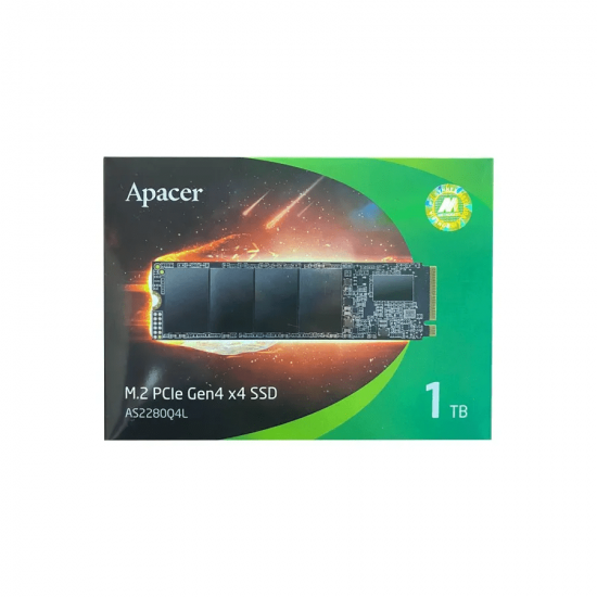 เอสเอสดี SSD M.2 Apacer 1Tb AS2280Q4L M.2 PCIe Gen4x4 SSD(AP1TBAS2280Q4L-1) สามารถออกใบกำกับภาษีได้