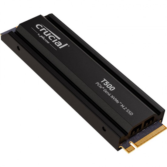เอสเอสดี SSD M.2 Crucial T500 With Heatsink 1Tb PCle Gen4 NVMe M.2 (CT1000T500SSD5) สามารถออกใบกำกับภาษีได้