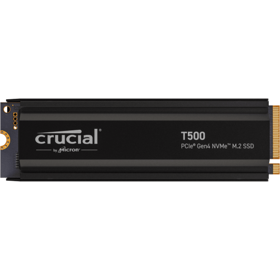 เอสเอสดี SSD M.2 Crucial T500 With Heatsink 1Tb PCle Gen4 NVMe M.2 (CT1000T500SSD5) สามารถออกใบกำกับภาษีได้