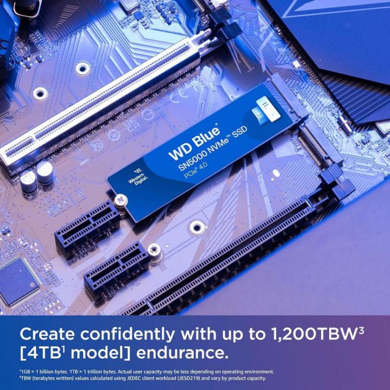 เอสเอสดี SSD M.2 WD 1Tb SSD M.2 Blue SN5000 NVMe PCIe4 (WDS100T4B0E) สามารถออกใบกำกับภาษีได้