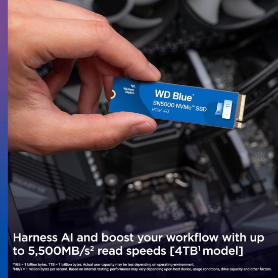 เอสเอสดี SSD M.2 WD 2Tb SSD M.2 Blue SN5000 NVMe PCIe4 (WDS200T4B0E) สามารถออกใบกำกับภาษีได้