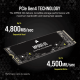 เอสเอสดี SSD M.2 Corsair MP600 GS 500GB Gen4 PCIe x4 NVMe M.2 2280 SSD (CSSD-F0500GBMP600GS) สามารถออกใบกำกับภาษีได้