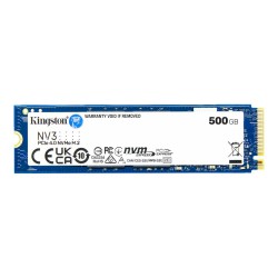 เอสเอสดี SSD M.2 Kingston 500G NV3 SSD M.2 NVMe Solid State Drive(SNV3S/500G) สามารถออกใบกำกับภาษีได้