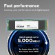 เอสเอสดี SSD M.2 Crucial E100 480Gb PCIe 2280 NVMe M.2 (CT480E100SSD8) สามารถออกใบกำกับภาษีได้