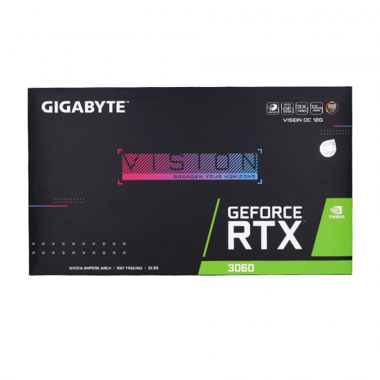 VGA Gigabyte RTX3060 Vision OC 12G GDDR6 3XFans LHR (GV-N3060VISION OC-12G/REV2.0)