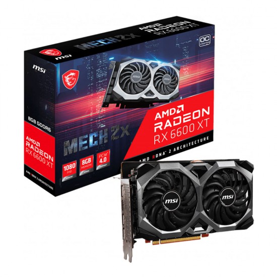 VGA MSI Radeon RX 6600 XT 8Gb GDDR6 MECH 2X OC V1 Edition (Radeon RX 6600 XT MECH 2X 8G OCV1) สามารถออกใบกำกับภาษีได้