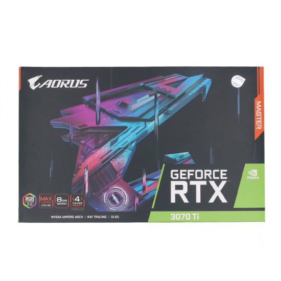 VGA Gigabyte RTX3070 Ti 8Gb Aorus Master GDDR6X 3X Fans RGB Fusion2.0 (GV-N307TAORUS M-8GD)