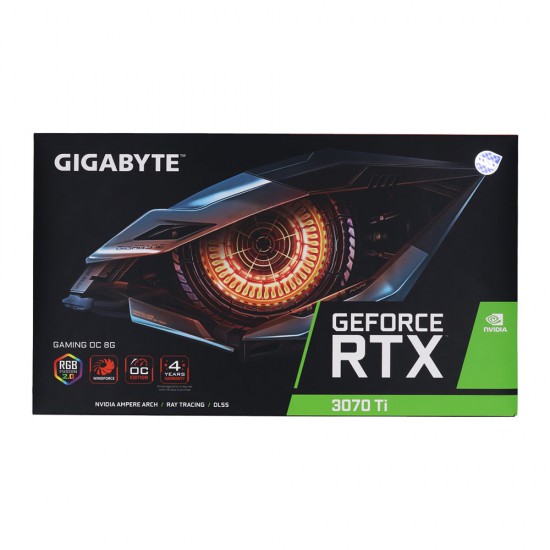 VGA Gigabyte Geforce RTX3070 Ti 8Gb Gaming OC Edition GDDR6X 3X Fans Windforce (GV-N307TGAMING OC-8GD) สามารถออกใบกำกับภาษีได้