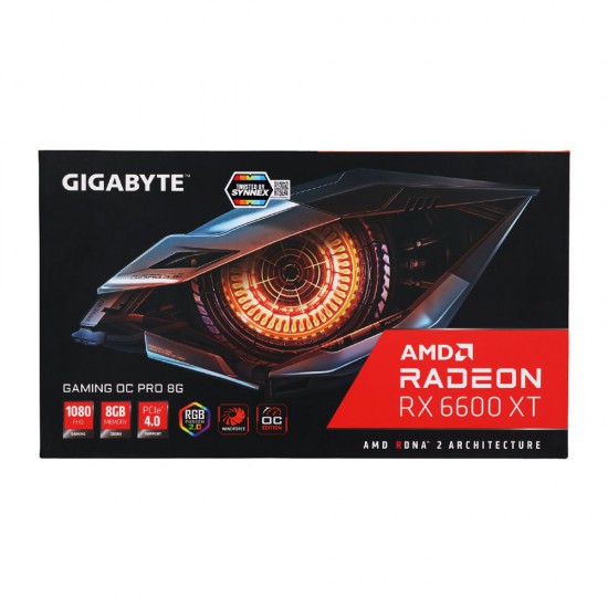 VGA Gigabyte Radeon RX6600XT Pro 8Gb GDDR6 Gaming OC 3X Fans (GV-R66XTGAMINGOC PRO-8GD)
