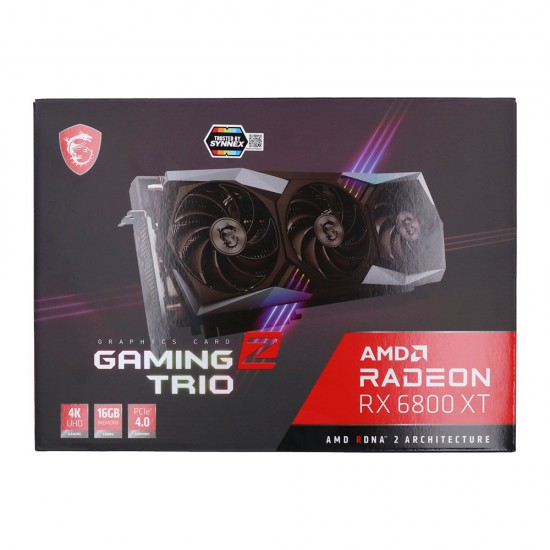 VGA MSI Radeon RX 6800 XT 16Gb GDDR6 Gaming Z Trio 4K UHD (Radeon RX 6800 XT GAMING Z TRIO 16G)