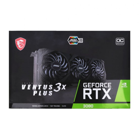 VGA MSI Geforce RTX 3080 Ti VENTUS Plus 3X 12G OC สามารถออกใบกำกับภาษีได้