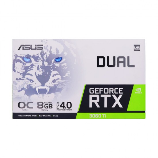 การ์ดจอ VGA ASUS Dual Geforce RTX3060Ti White OC Edition 8Gb GDDR6X PCIe (DUAL-RTX3060Ti-O8GD6X-WHITE) สามารถออกใบกำกับภาษีได้