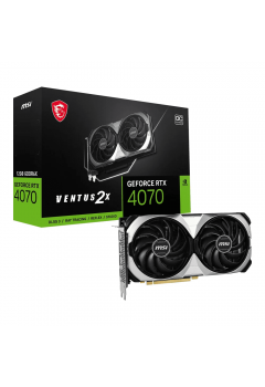 การ์ดจอ VGA MSI GeForce RTX4070 Ventus 2X 12G OC GDDR6X (912-V513-063,912-V513-208) สามารถออกใบกำกับภาษีได้