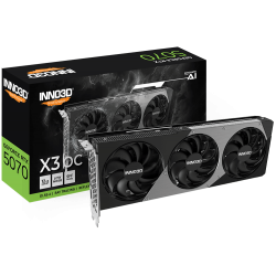 การ์ดจอ VGA INNO3D GeForce RTX5070 X3 OC 12Gb GDDR7 (N50703-12D7X-195064L) สามารถออกใบกำกับภาษีได้