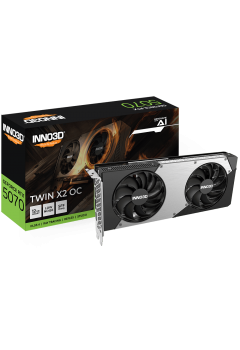 การ์ดจอ VGA INNO3D GeForce RTX5070 Twin X2 OC 12Gb GDDR7 (N50702-12D7X-195064N) สามารถออกใบกำกับภาษีได้