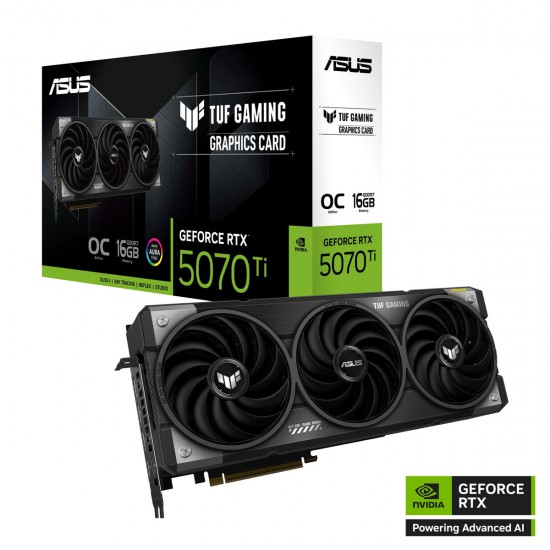 การ์ดจอ VGA Asus TUF Gaming Geforce RTX5070Ti OC Edition 16Gb GDDR7(TUF-RTX5070Ti-O16G-GAMING) สามารถออกใบกำกับภาษีได้