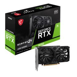 การ์ดจอ VGA MSI Geforce RTX3050 Ventus 2X E 6GB GDDR6 OC(912-V812-055) สามารถออกใบกำกับภาษีได้