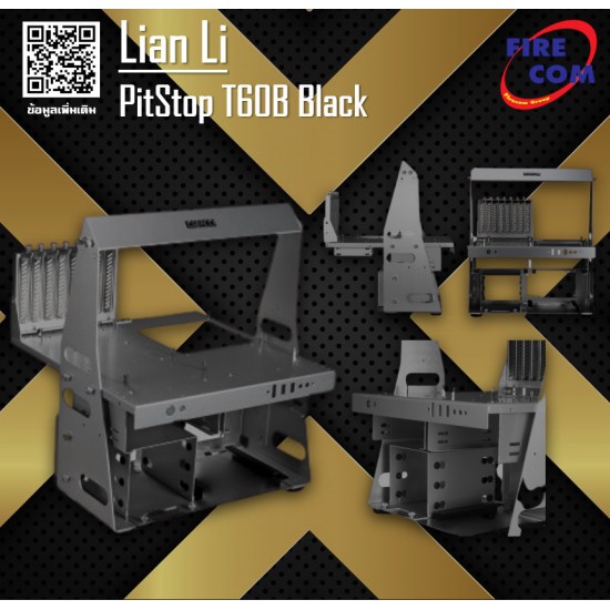 (CASE) Lian Li PitStop T60B Black