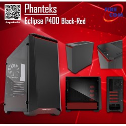(CASE) Phanteks Eclipse P400 Black-Red