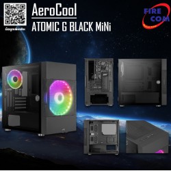 (CASE) AeroCool ATOMIC G BLACK Mini