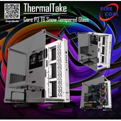 (CASE) ThermalTake Core P3 TG Snow