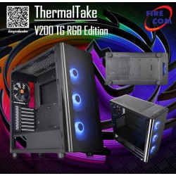 (CASE) ThermalTake V200 TG RGB Edition