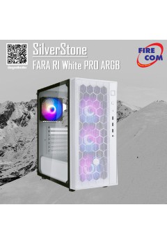 (CASE) SilverStone FARA R1 White PRO ARGB
