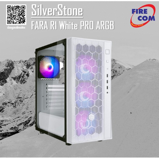 (CASE) SilverStone FARA R1 White PRO ARGB