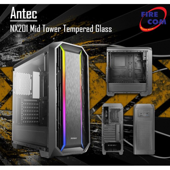 Case Antec NX201 Mid Tower Tempered Glass (FN986)Cas3 