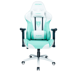 เก้าอี้คอมพิวเตอร์ เก้าอี้ Nubwo NBCH-07 White/Mint Green Gaming Seat Chair Caster Edition (21241) (ขาเหล็ก) สามารถออกใบกำกับภาษีได้