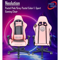 เก้าอี้เกมมิ่ง Neolution Pastel Pink/Grey Pastel Color E-Sport Gaming Chair