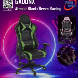 Gaming Chair (เก้าอี้เกมมิ่ง) GadonX Atmost Black/Green Racing Series (B-6006 BK/GN)