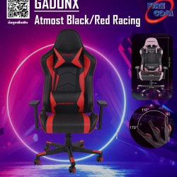 Gaming Chair (เก้าอี้เกมมิ่ง) GadonX Atmost Black/Red Racing Series (B-6006 BK/RD)