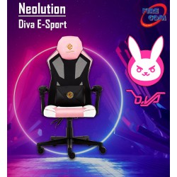 เก้าอี้เกมมิ่ง Neolution Chair Diva Pink-White-Black E-Sport (CHR-NES-DIVAPK)