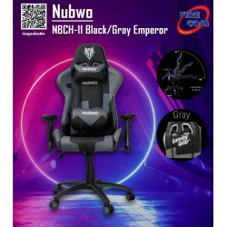 (GAMING CHAIR) NUBWO NBCH-11 Black/Gray Emperor