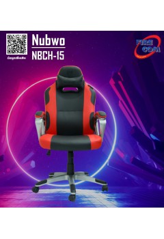 Gaming Chair (เก้าอี้เกมมิ่ง) Nubwo NBCH-15 Black/Red Gaming Seat Chair
