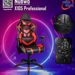Gaming Chair (เก้าอี้เกมมิ่ง) Nubwo X105 Black/Red Professional Gaming Chair Nubwo X Gamer Evolution