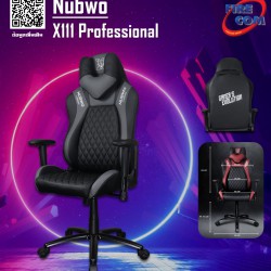 Gaming Chair (เก้าอี้เกมมิ่ง) Nubwo X111 Grey/Black Professional Gaming Chair (20765)
