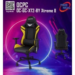 Gaming Chair (เก้าอี้เกมมิ่ง) OCPC Xtreme ll Black/Yellow Professional (OC-GC-XT2-BY)
