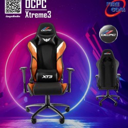 Gaming Chair (เก้าอี้เกมมิ่ง) OCPC Xtreme3 Black/Orange Gaming Chair (OC-GC-XT3-BO)