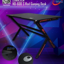 (GAMING TABLE) NUBWO ND-600 S Red Gaming Desk