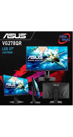 จอ Monitor Asus VG278QR LED 27" Gaming 165Hz/FHD / 0.5ms G-Sync/Free Sync สามารถออกใบกำกับภาษีได้