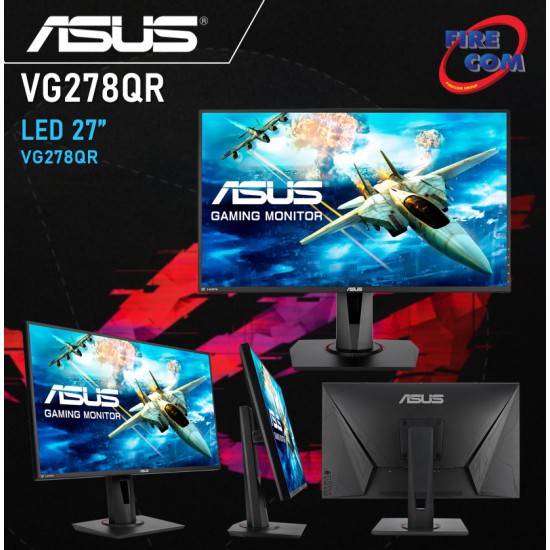 จอ Monitor Asus VG278QR LED 27" Gaming 165Hz/FHD / 0.5ms G-Sync/Free Sync สามารถออกใบกำกับภาษีได้