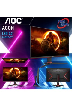 จอ Monitor AOC 24G2E/67 23.8" IPS FHD 1ms Gaming 144Hz /FHD สามารถออกใบกำกับภาษีได้