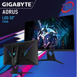 จอ Monitor Gigabyte AORUS FI32Q 31.5" QHD IPS Gaming 165Hz 1ms. (2HDMI,DPP) สามารถออกใบกำกับภาษีได้