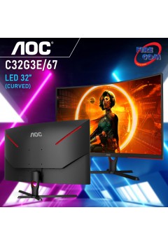 จอ Monitor AOC C32G3E/67 31.5" LED Curved Gaming Full HD 1ms. (2HDMI,DPP)Gaming 165Hz. สามารถออกใบกำกับภาษีได้