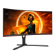 จอ Monitor AOC CU34G3S/67 34" LED Curved 21:9 Black&Red Gaming 165Hz. 1ms. สามารถออกใบกำกับภาษีได้