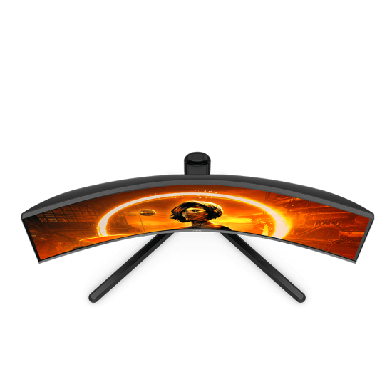 จอ Monitor AOC CU34G3S/67 34" LED Curved 21:9 Black&Red Gaming 165Hz. 1ms. สามารถออกใบกำกับภาษีได้