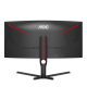 จอ Monitor AOC CU34G3S/67 34" LED Curved 21:9 Black&Red Gaming 165Hz. 1ms. สามารถออกใบกำกับภาษีได้